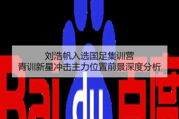 刘浩帆入选国足集训营 青训新星冲击主力位置前景深度分析